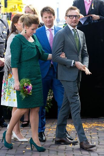 La princesse Anita et le prince Pieter Christiann au Jour du Roi à Dordrecht, le 27 avril 2015