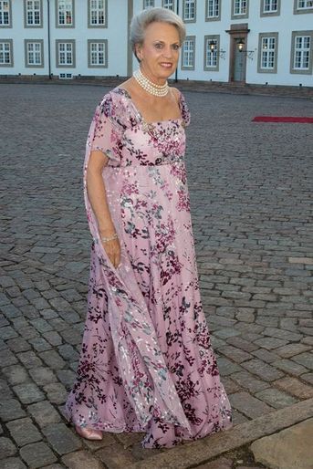 La princesse Benedikte de Danemark à Fredensborg, le 16 avril 2015