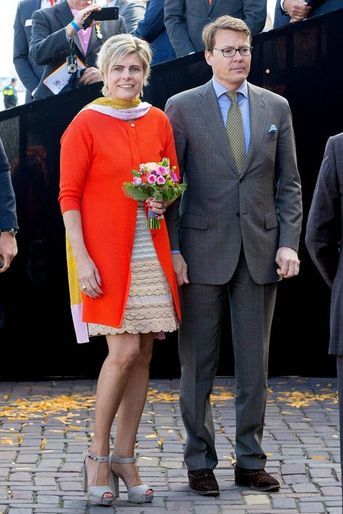 La princesse Laurentien et le prince Constantijn au Jour du Roi à Dordrecht, le 27 avril 2015