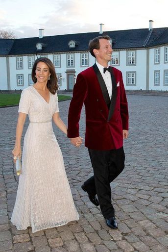 La princesse Marie et le prince Joachim de Danemark à Fredensborg, le 16 avril 2015