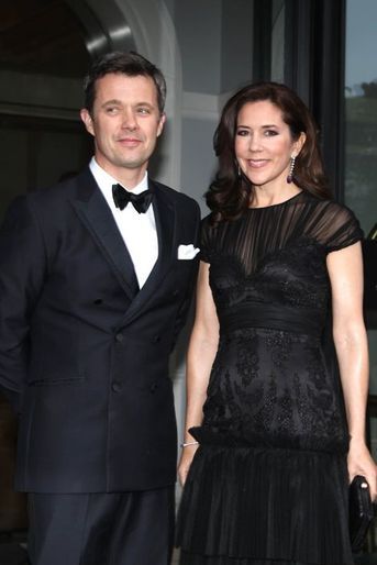 La princesse Mary et le prince Frederik de Danemark à l&#039;hôtel d&#039;Angleterre à Copenhague, le 25 avril 2015