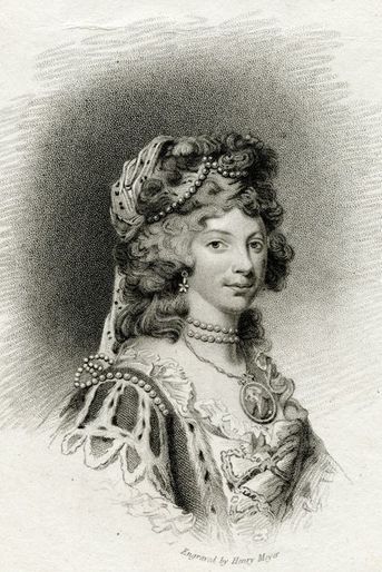 La reine Charlotte, épouse du roi George III à 23 ans
