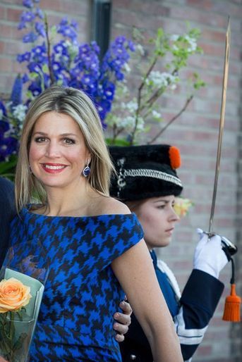 La reine Maxima des Pays-Bas à Dordrecht, le 14 avril 2015