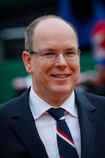 Le prince Albert II de Monaco au Masters 1000 de Monte-Carlo, le 19 avril 2015