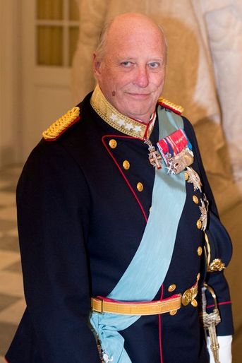 Le roi Harald V de Norvège à Copenhague, le 15 avril 2015