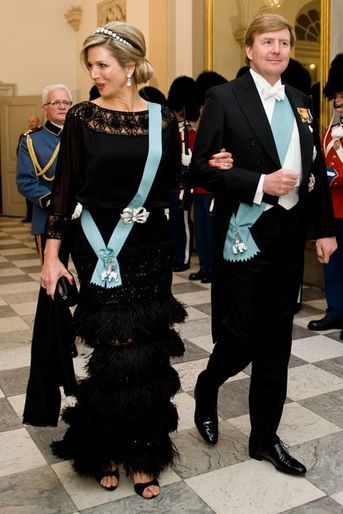 Le roi Willem-Alexander des Pays-Bas et la reine Maxima à Copenhague, le 15 avril 2015