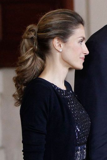 Letizia, alors princesse des Asturies, le 15 mai 2010