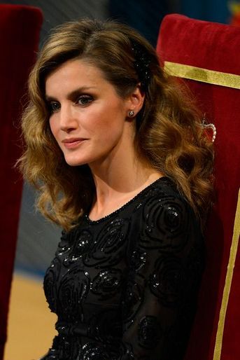 Letizia, alors princesse des Asturies, le 20 octobre 2012