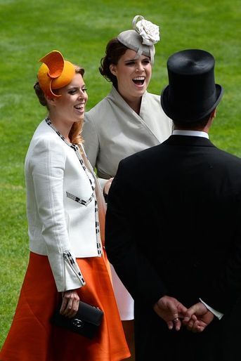 Beatrice et Eugenie d'York, le 19 juin 2014