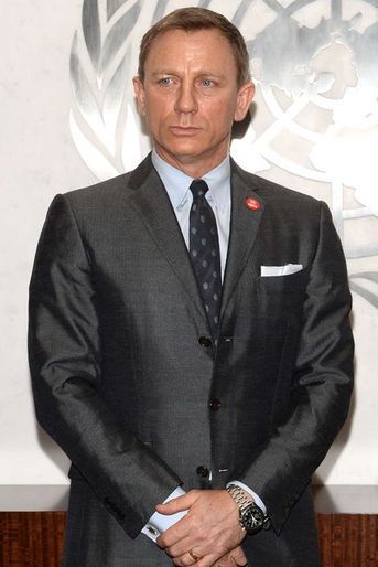 Daniel Craig à New York le 14 avril 2015