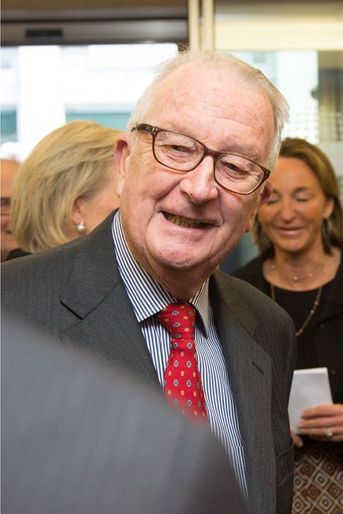 L&#039;ex-roi des Belges Albert II à Bruxelles, le 2 avril 2015
