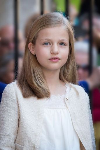 La princesse Leonor d&#039;Espagne à Palma de Majorque, le 5 avril 2015