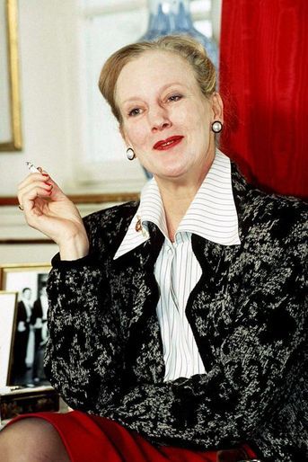 La reine Margrethe II de Danemark, en mai 1992
