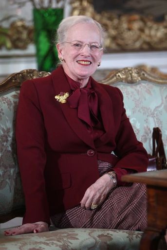 La reine Margrethe II de Danemark, le 13 avril 2015