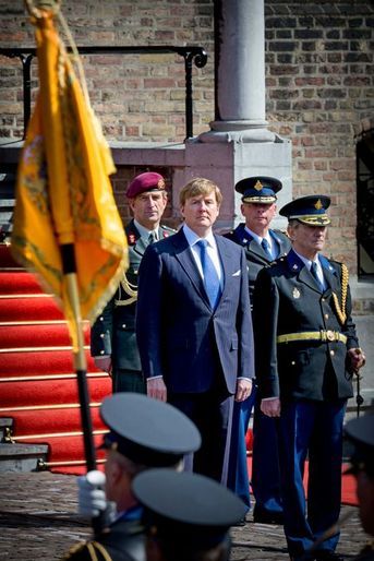 Le roi Willem-Alexander des Pays-Bas à La Haye, le 8 avril 2015