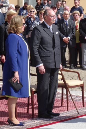 Maria-Teresa et Jean de Luxembourg à Luxembourg, le 14 avril 2015