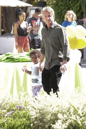 Sean Penn et Jackson à Los Angeles le 18 avril 2015