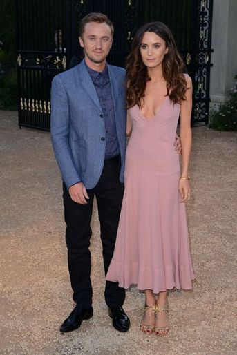 Tom Felton et sa petite amie Jade Olivia à Los Angeles le 16 avril 2015
