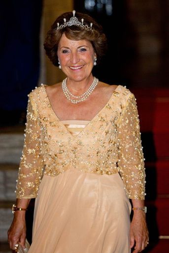 La princesse Margriet des Pays-Bas après le dîner de gala des diplomates à Amsterdam, le 24 juin 2015