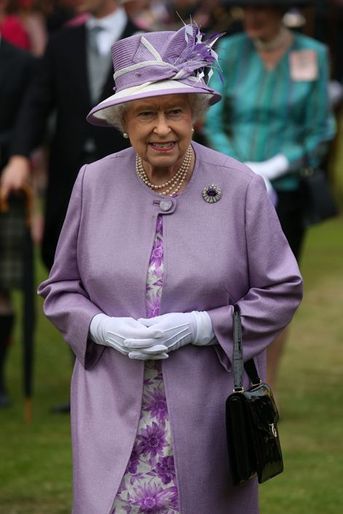 La reine Elizabeth II au palais de Holyrood à Edimbourg, le 1er juillet 2015