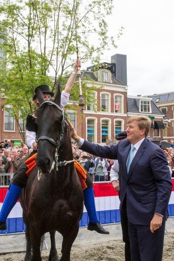 Le roi Willem-Alexander des Pays-Bas à Leeuwarden, le 20 juin 2015