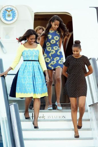 Passage par Londres entre filles pour le clan Obama