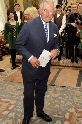 le prince Charles et son épouse Camilla au Hillsborough Castle, jeudi.