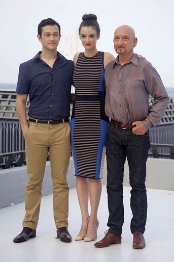 Joseph Gordon-Levitt, Charlotte Le Bon et Ben Kingsley à Cancun le 15 juin 2015