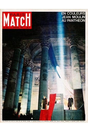 La couverture de Match après la cérémonie dédiée à Jean Moulin