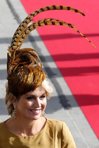 La princesse Maxima des Pays-Bas à Luxembourg, le 20 octobre 2012