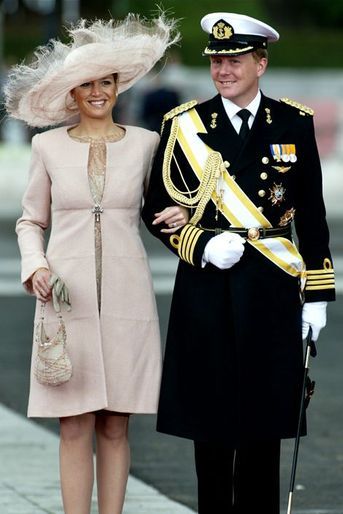 La princesse Maxima et le prince Willem-Alexander des Pays-Bas à Madrid, le 22 mai 2004