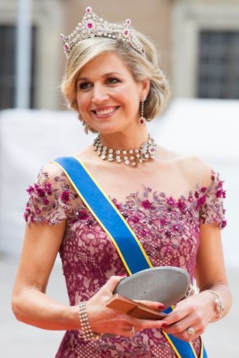 La reine Maxima des Pays-Bas à Stockholm, le 13 juin 2015