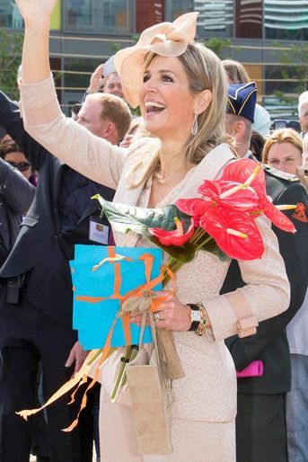 La reine Maxima des Pays-Bas à Zoetermeer, le 22 mai 2015