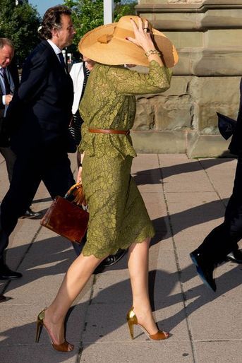 La reine Maxima des Pays-Bas arrive au musée canadien de la Nature à Ottawa, le 28 mai 2015