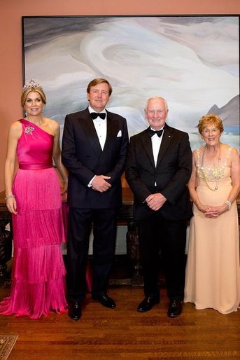 La reine Maxima et le roi Willem-Alexander avec David Johnston et sa femme Sharon à Ottawa, le 27 mai 2015