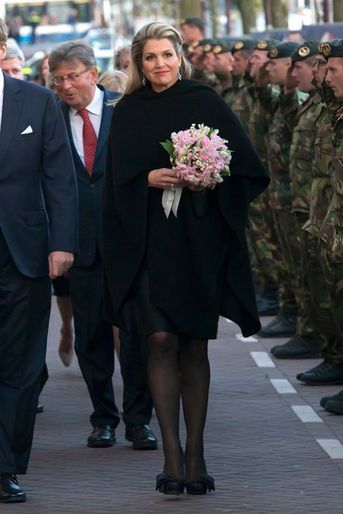 Le roi Willem-Alexander et la reine Maxima des Pays-Bas à Amsterdam, le 5 mai 2015