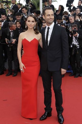 Natalie Portman et Benjamin Millepied à Cannes le 13 mai 2015