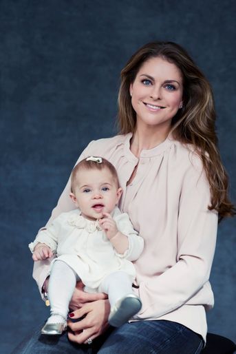 Photo officielle de Madeleine de Suède et de la princesse Leonore pour Halloween