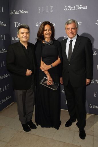 Thomas Langmann avec Sidney Toledano, PDG de Christian Dior Couture, et son épouse Katia