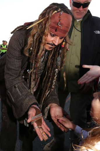 Johnny Depp de retour sur le tournage - "Pirates des Caraïbes 5"