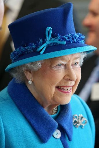 La reine Elizabeth II à Capel-le-Ferne, le 26 mars 2015