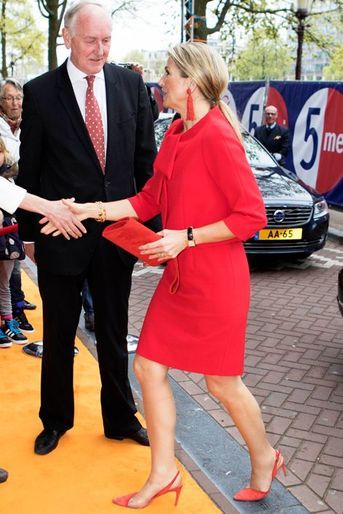 La reine Maxima des Pays-Bas à Amsterdam, le 3 mai 2015