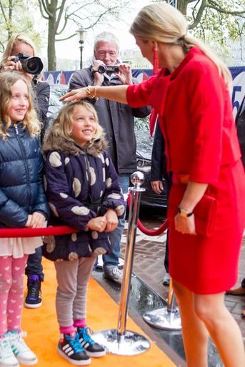 La reine Maxima des Pays-Bas à Amsterdam, le 3 mai 2015