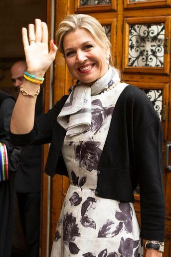 La reine Maxima des Pays-Bas à Utrecht, le 18 mai 2015