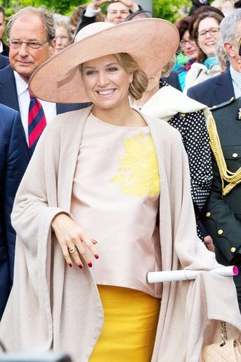 La reine Maxima des Pays-Bas en Flandre zélandaise le 19 mai 2015