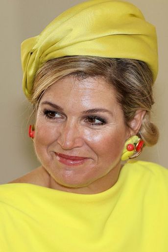 La reine Maxima des Pays-Bas sur l&#039;île de Bonaire, le 30 avril 2015