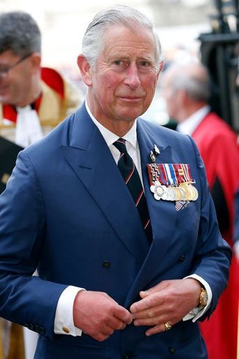 Le prince Charles à l&#039;abbaye de Westminster, le 10 mai 2015