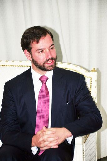 Le prince Guillaume de Luxembourg à Tunis, le 29 avril 2015