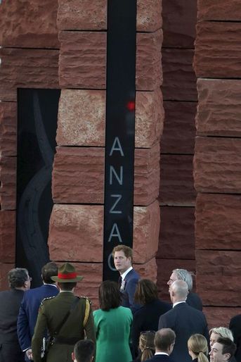 Le prince Harry au Mémorial de Pukeahu à Wellington, le 9 mai 2015