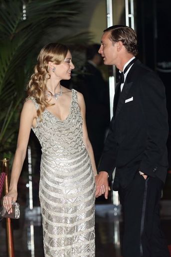 Pierre Casiraghi et Béatrice Borroméo au bal de la Rose à Monaco, le 28 mars 2015